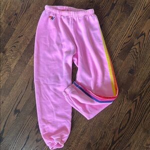 Aviator Nation Pink sweatpants Size M